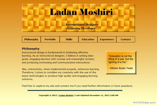 Ladan Moshiri's Portfolio